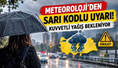 Meteoroloji’den Sarı Kodlu Uyarı! Bazı İllerde Kuvvetli Yağış Bekleniyor